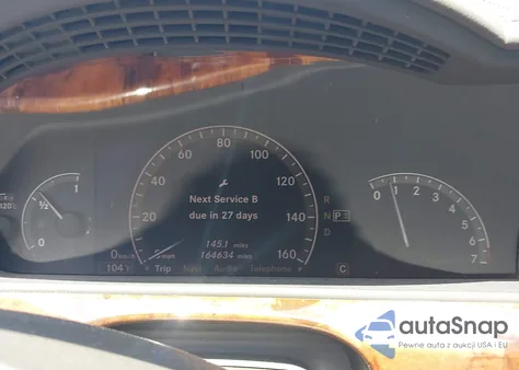 2007 Mercedes-Benz S 550 z USA, uszkodzony, nr VIN WDDNG71X47A113692